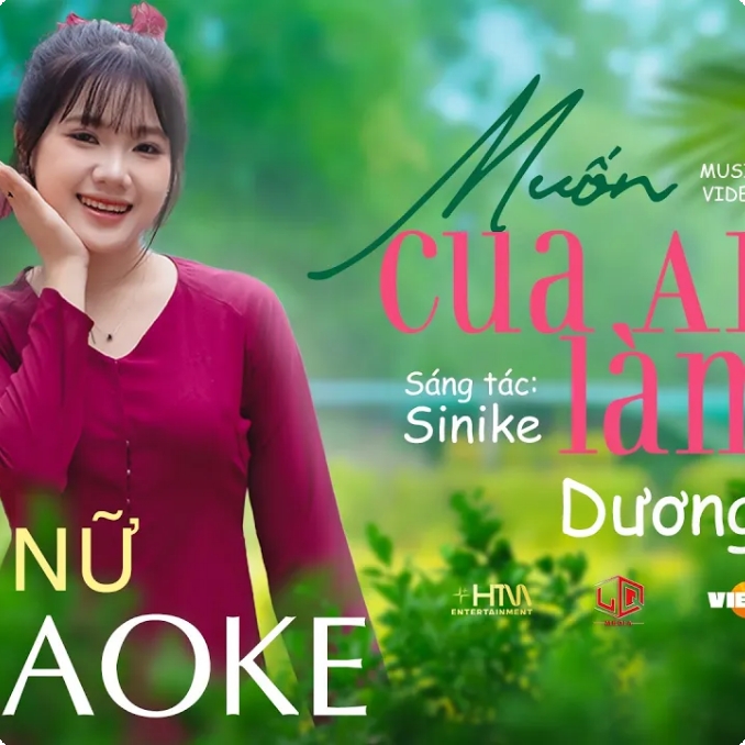 MUỐN CUA ANH LÀM BỒ (KARAOKE - TONE NỮ) - DƯƠNG ÁI VY | Beat Gốc