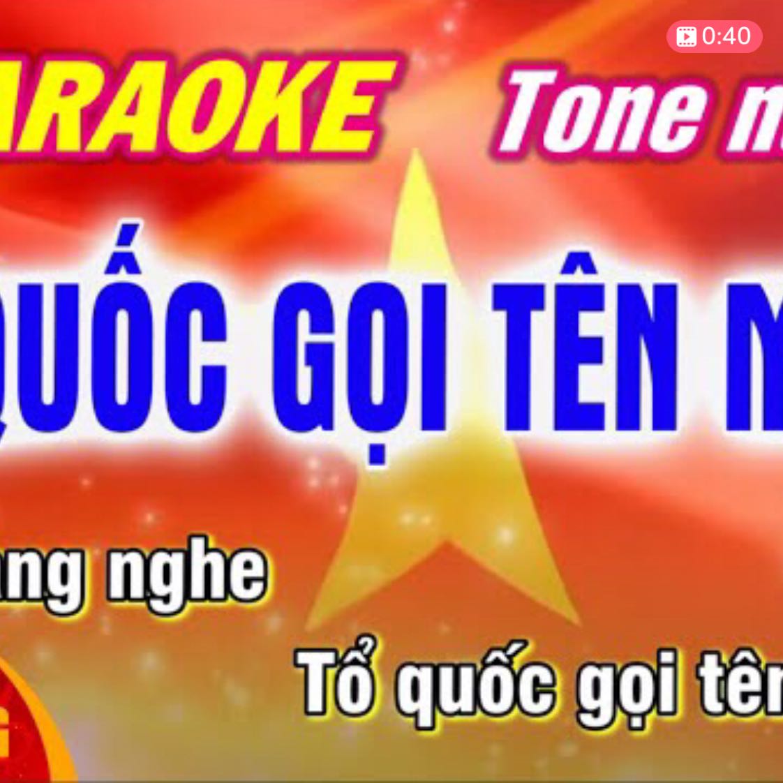 Tổ quốc gọi tên mình  karaoke tone nam (Am) dễ hát