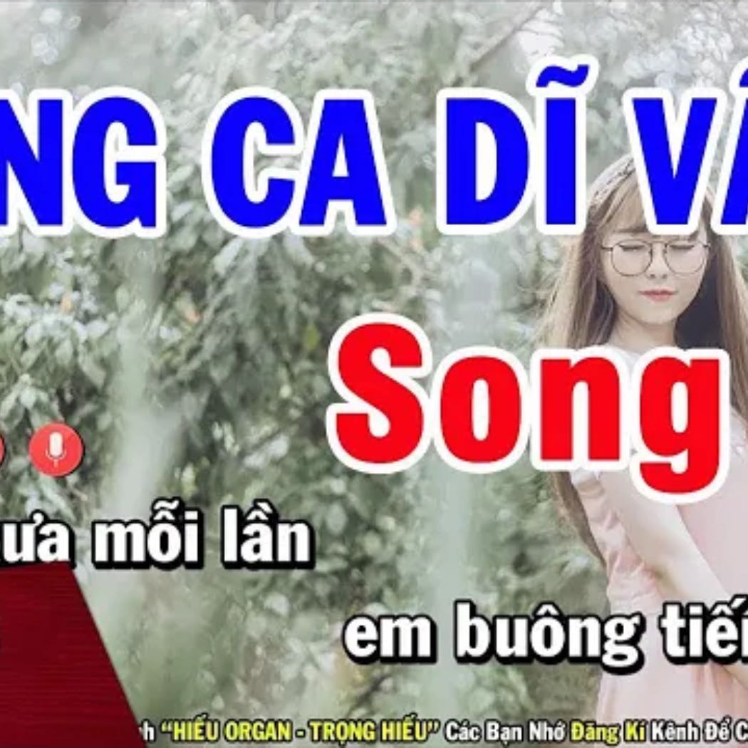 Karaoke Giọng Ca Đĩ Vãng Song Ca Nhạc Sống | Trọng Hiếu