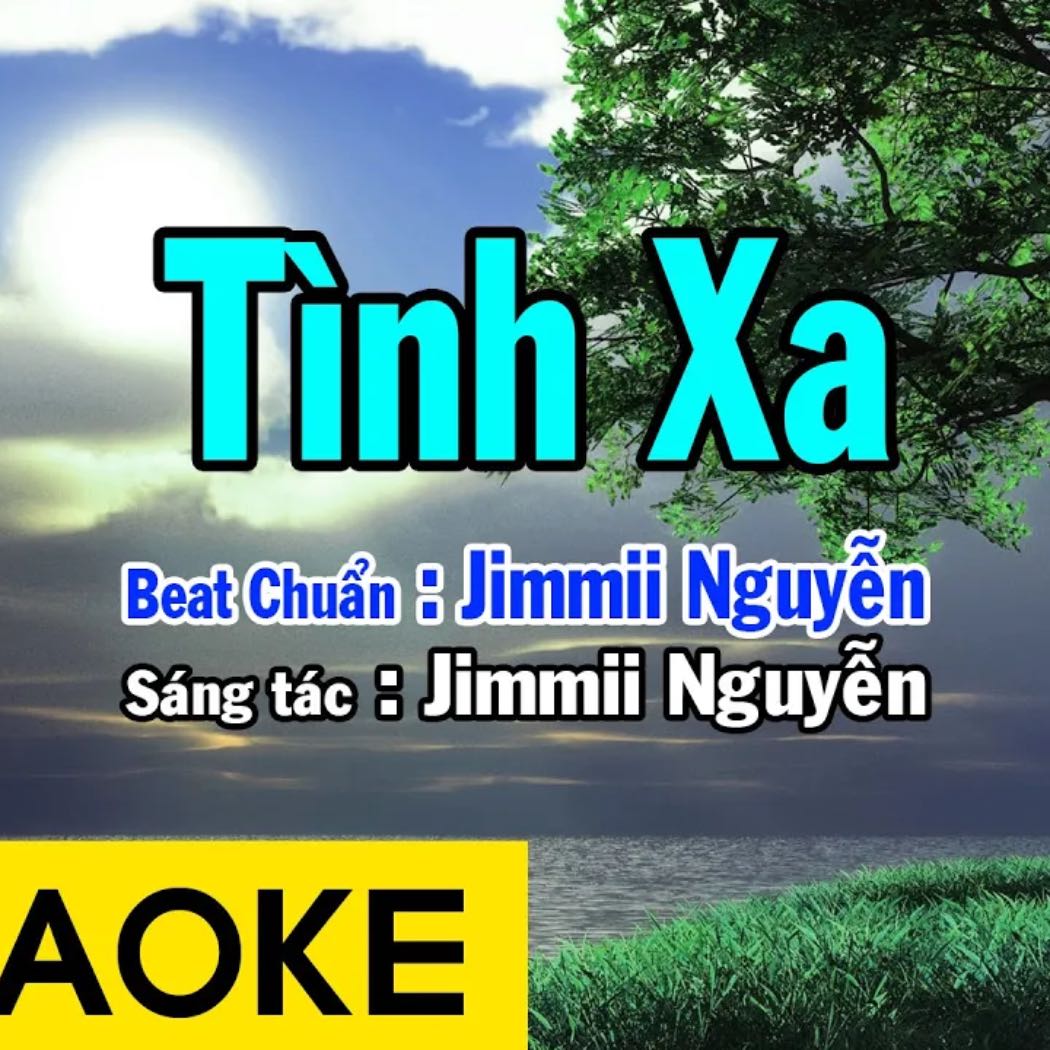 Karaoke Tình Xa Tone Nam Nhạc Sống - Beat Chuẩn Jimmii Nguyễn