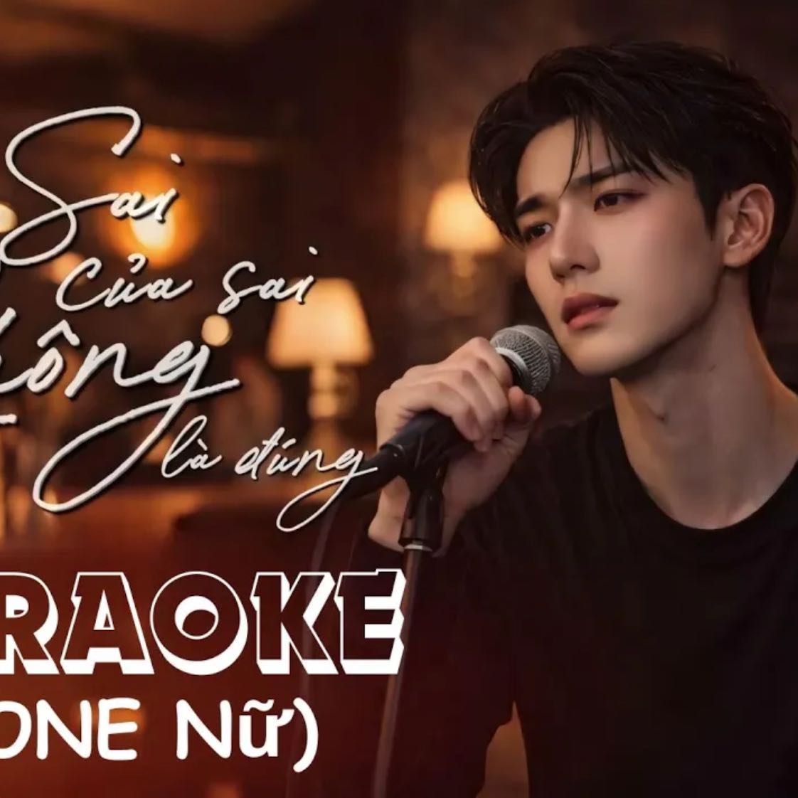 Sai của sai không là đúng KARAOKE / Beat gốc, hạ Tone (TONE Nữ)