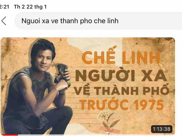 Người xa về thành phố- Chế Linh 