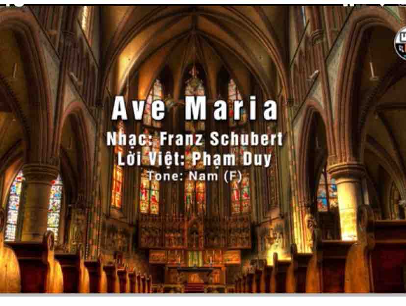 Ave Maria (Franz Schubert & Lời Việt của cố Ns Phạm Duy) - Nhã Trân -