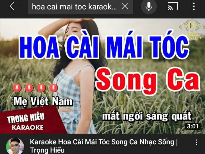 Hoa Cài Mái Tóc (Song Ca)